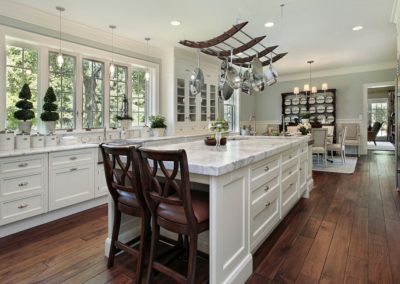 Kitchen countertops and cabinets