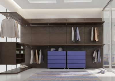 Walk-in dressing room